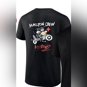 +44 Las Vegas Hamilton Crew T-Shirt Black Large NWT